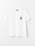 LC Waikiki Crew Neck Short Sleeve Printed Combed Cotton Men's T-shirt
